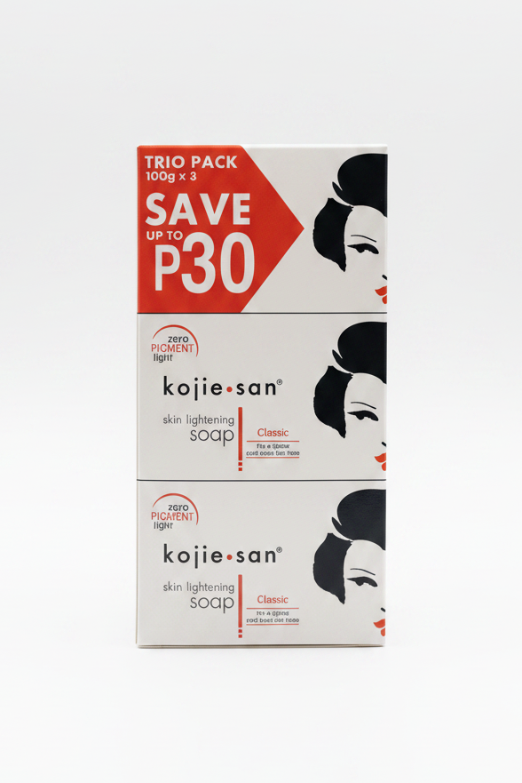 Kojie san skin lightening soap 3in1