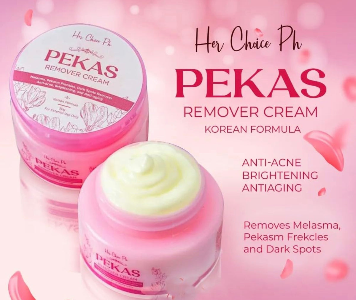 Pekas remover cream