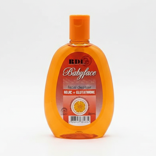 RDL baby face kojic+glutathione cleanser