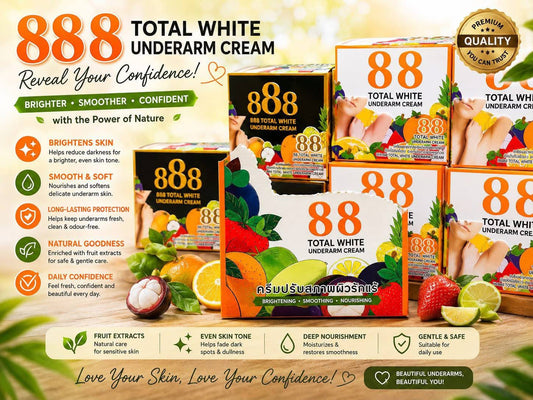 88 Total White Underams Cream